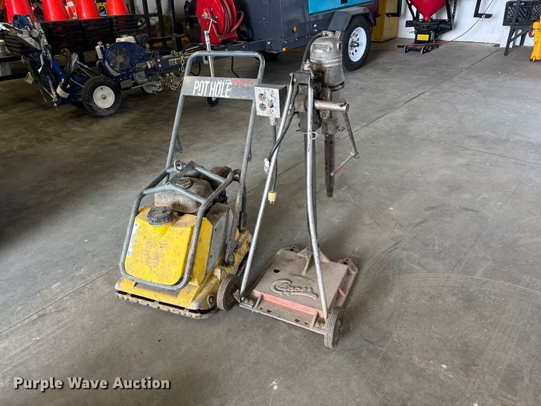 2016 Wacker Newson Viroplate WP1550AW-US plate compactor - ET1783