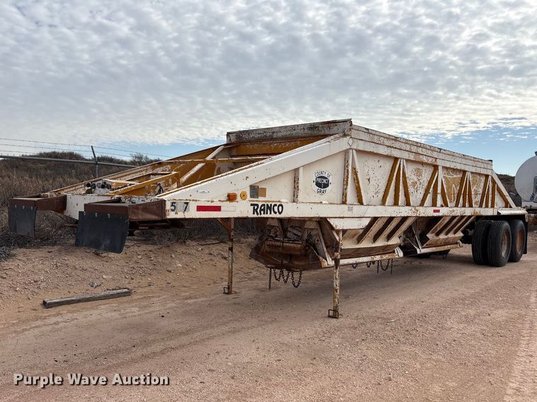 1984 Ranch bottom dump trailer - EU4994
