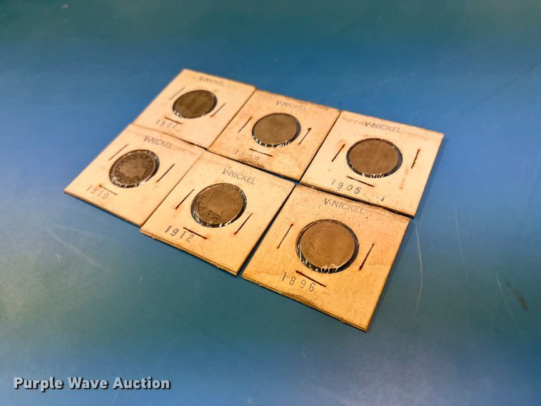 (6) Liberty Head V nickels - FB8724