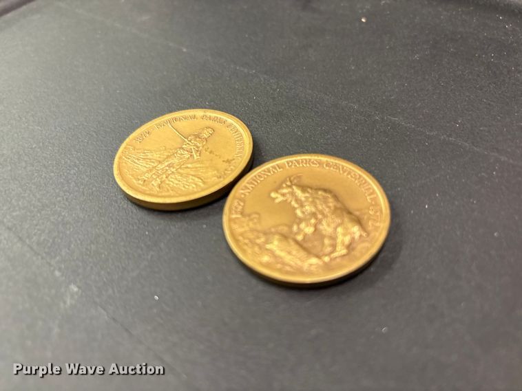 (2) commemorative National Park coins - FB8725