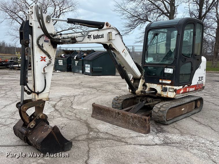 2008 Bobcat 331G mini excavator - FK1300