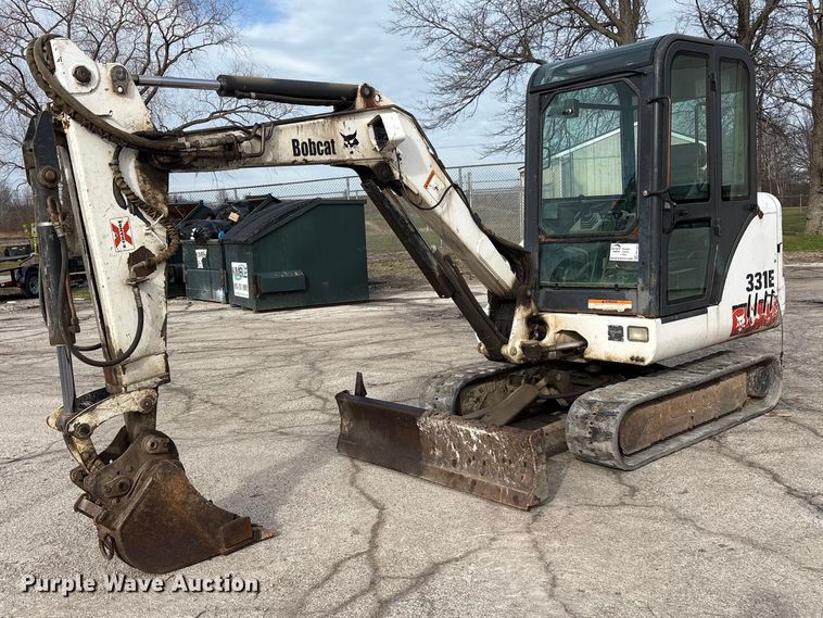 2002 Bobcat 331E*D mini excavator - FK1301