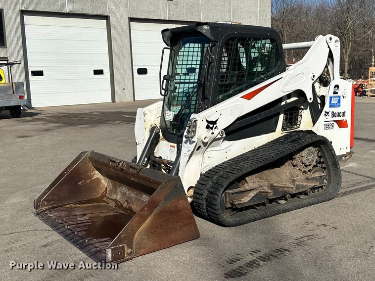 2018 Bobcat T590 tracked skid steer loader - FK1828