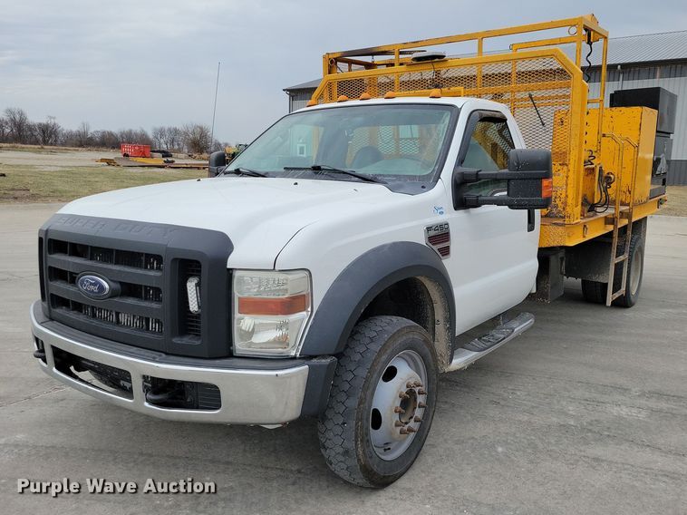 2008 Ford F450 Super Duty traffic sign truck - NK9929