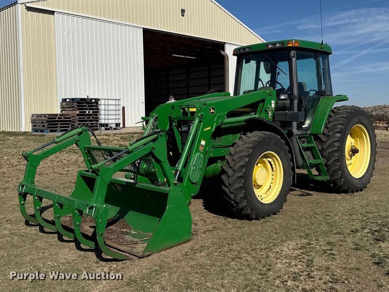 2000 John Deere 7210 MFWD tractor - FB7080