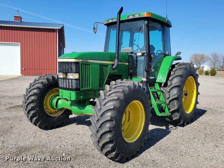 1998 John Deere  7410 MFWD tractor - NK9913