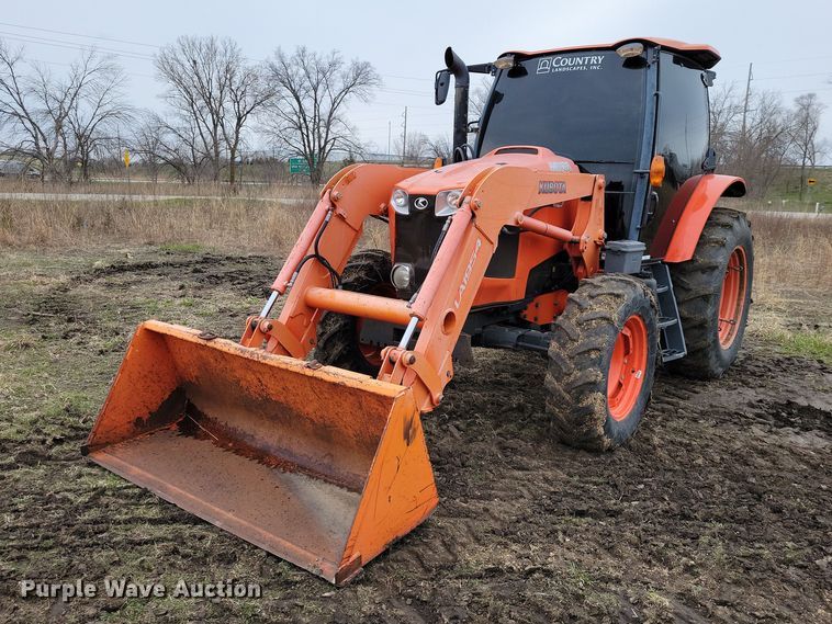2013 Kubota M110GX MFWD tractor - NK9978