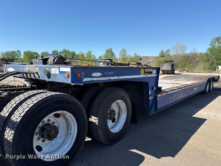2008 Ledwell drop deck equipment trailer - DO8496