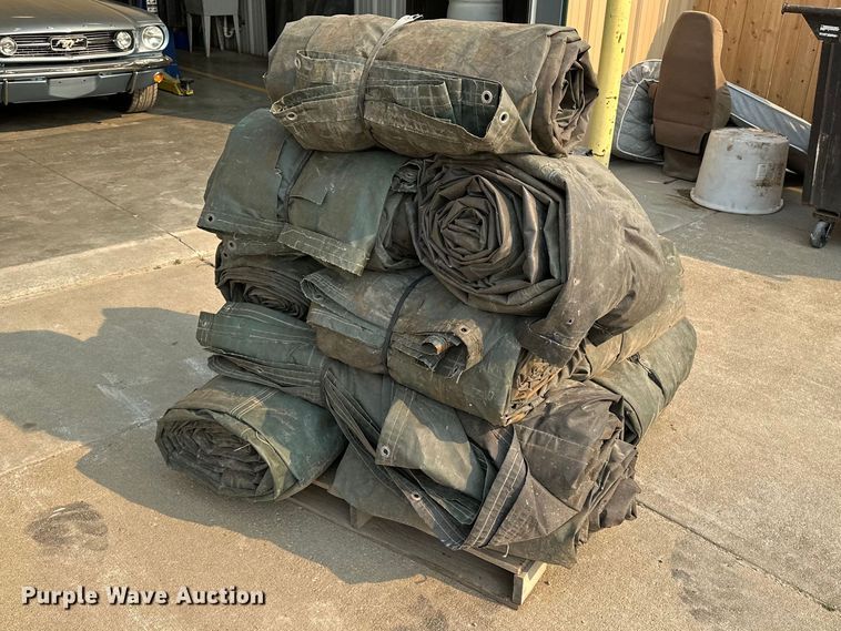 (15) dump truck roll tarps - DQ7759