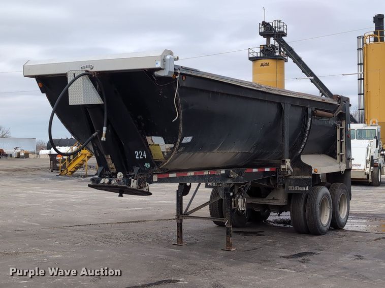 2002 Midland St2400 end dump trailer - DV0839