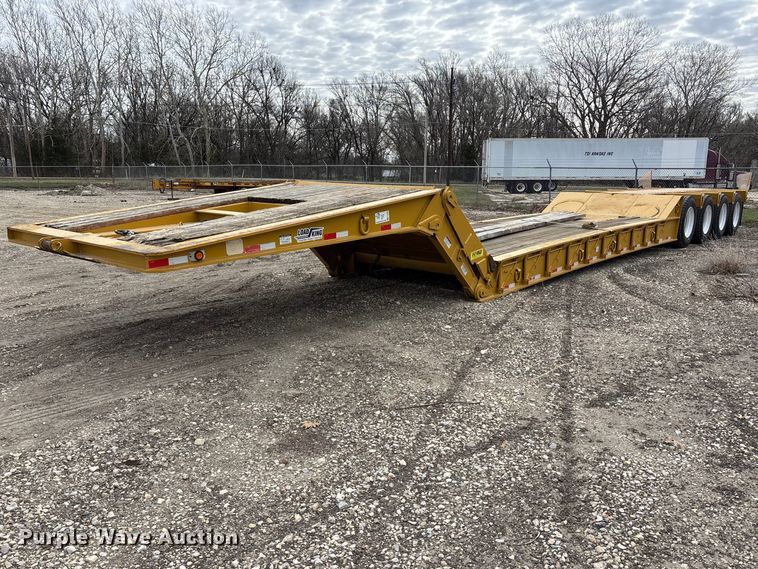 1989 Load King 504 DF lowboy equipment trailer - EA4688