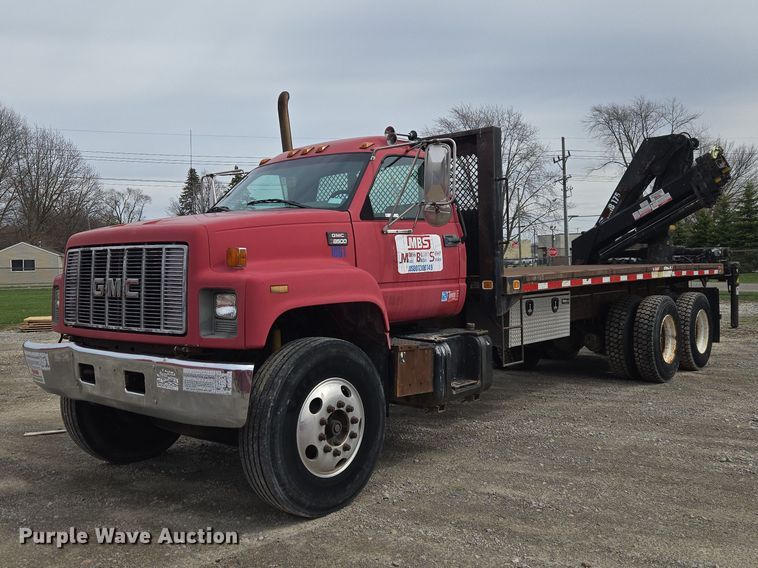 2000 GMC C8500 crane truck - ET5012