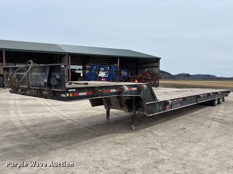 1985 Landoll drop tilt deck equipment trailer - FB3263