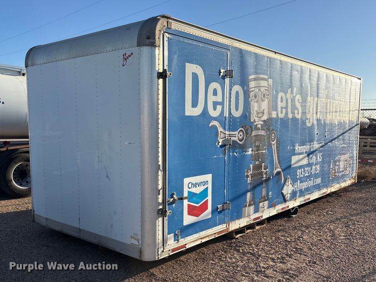 Brown box truck bed - FC2110