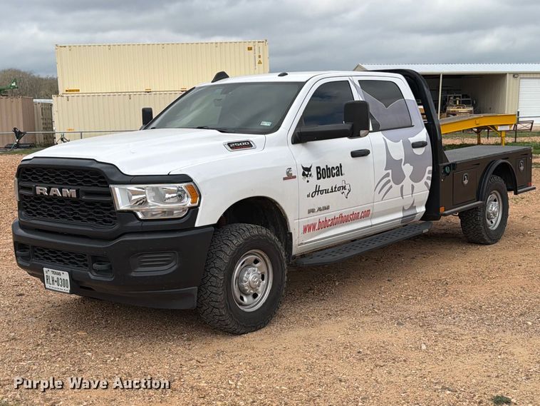 2022 RAM 2500 Crew Cab dump flatbed pickup truck - ED5153