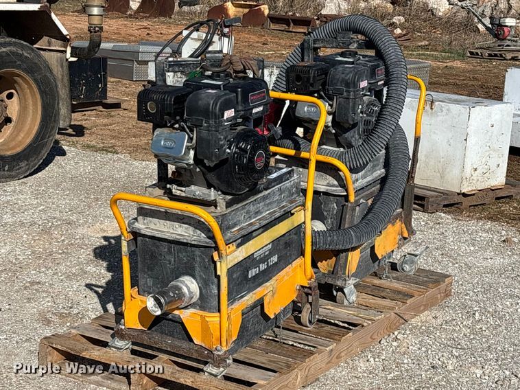 (2) U.S. Saws Ultra Vac 1250 vacuums - EO4156
