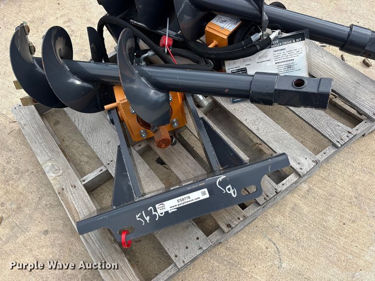 2025 Wolverine MAD-12-12D compact utility loader auger - ES8778