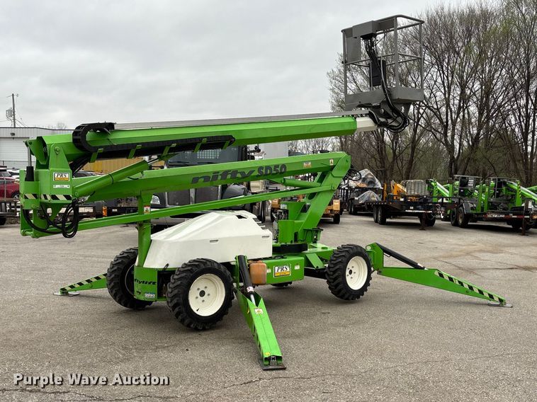 2019 Nifty SD50DE 4WD boom lift - FC4538