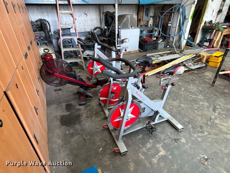 (3) Sunny Health and Fitness exercise bikes - FC4594