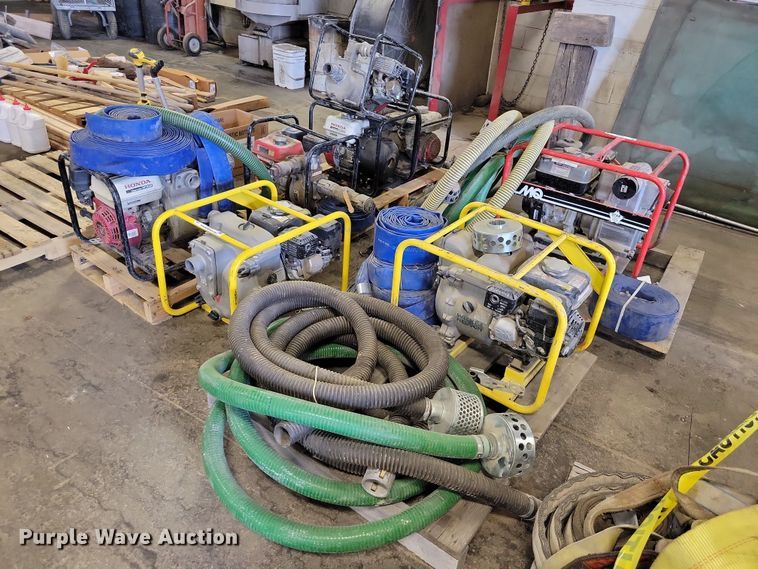 (9) trash pumps - DZ6987