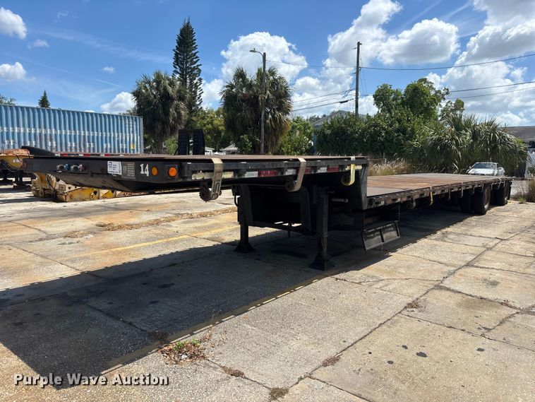 1990 TrailKing TS70CS-482 drop deck equipment trailer - EA5479