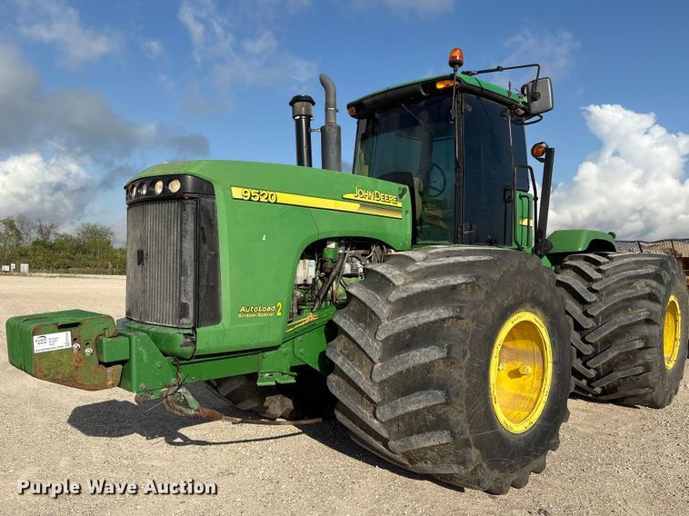2007 John Deere 9520 Scraper Special 4WD tractor - EA7245