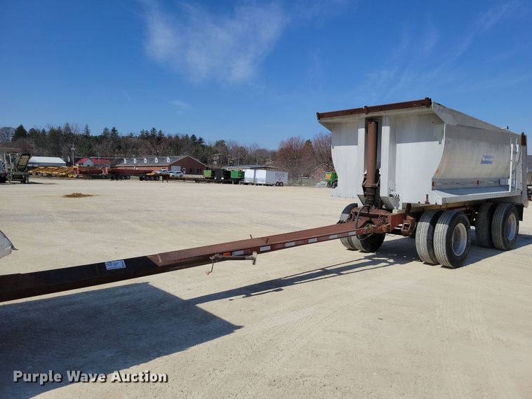 1997 Hawkeye end dump pup trailer - EE0917