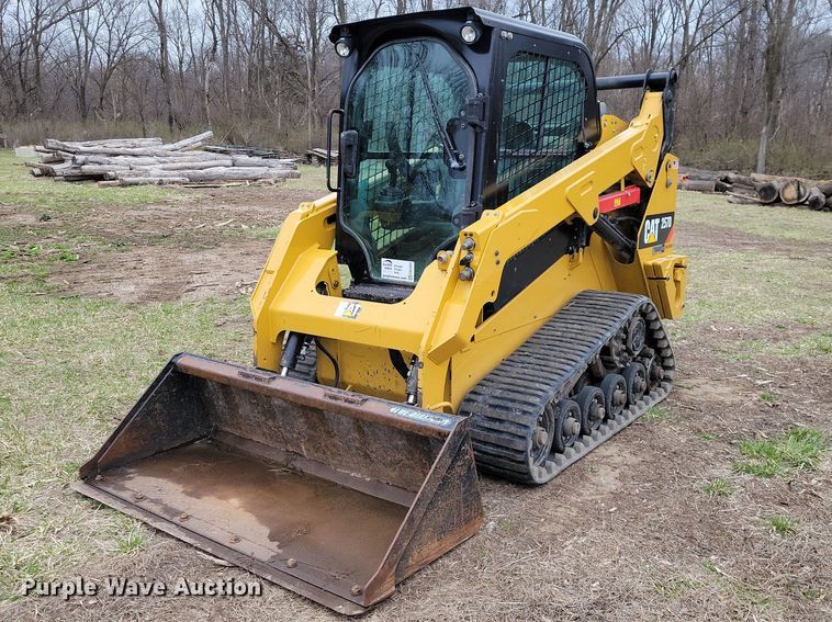 2018 Caterpillar 257D tracked skid steer loader - EE0924