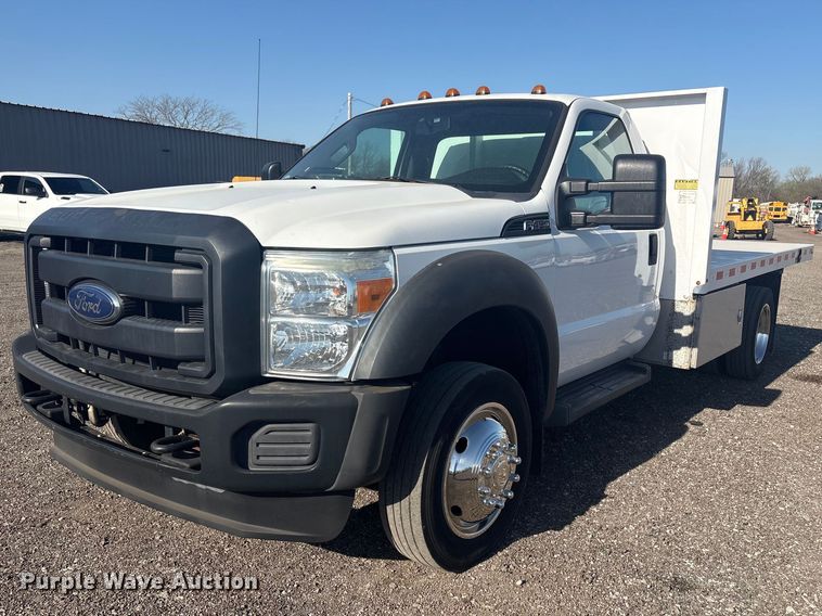 2016 Ford F450 Super Duty XL flatbed truck - EG8906
