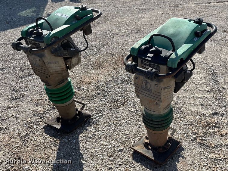 (2) Wacker BS600 plate compactors - EO4157
