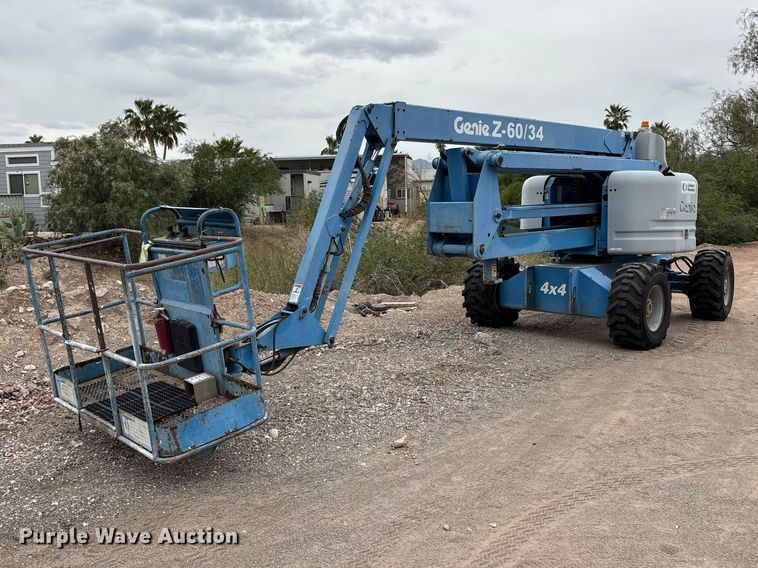 2002 Genie Z60/34 boom lift - ER7513