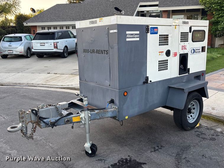 2017 Atlas Copco 70 KVA ID HB generator - ER7534