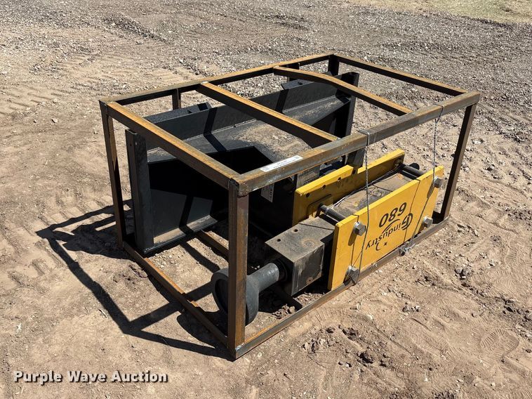 2028 AGT PD680-PZ skid steer post driver - FC2187