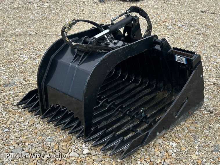 Prime Attachments skid steer root grapple bucket - FC5330