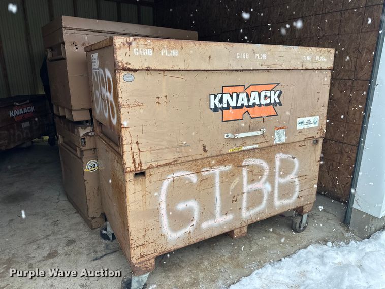  (4) Knaack job boxes - FK0049