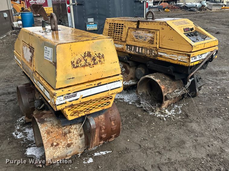 (2) Stone Bulldog trench compactors - FK0058