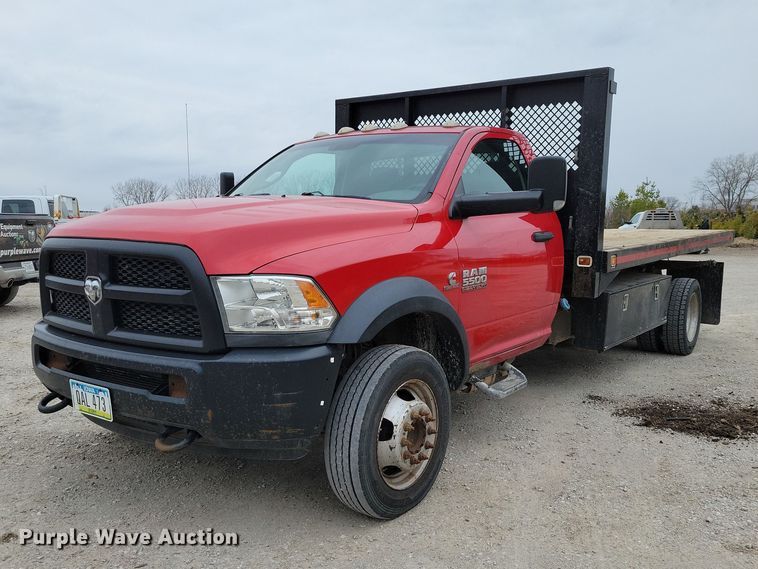 2016 RAM 5500 dump flatbed truck - NK9987
