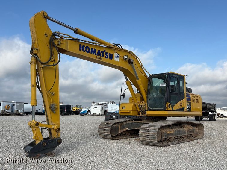 Komatsu PC210LC-11 Hydraulic Excavator For Sale | Purple Wave Auction