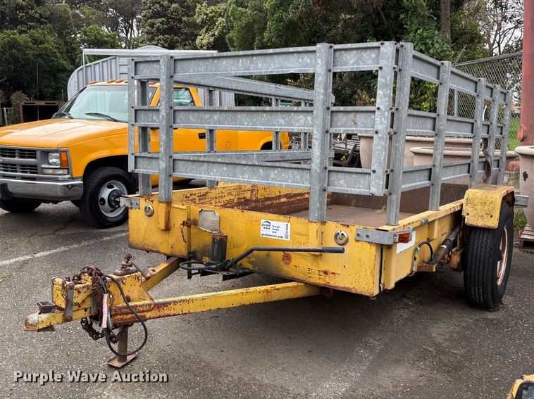 1991 Tiger line F3H7010 tilt deck utility trailer - EC8268