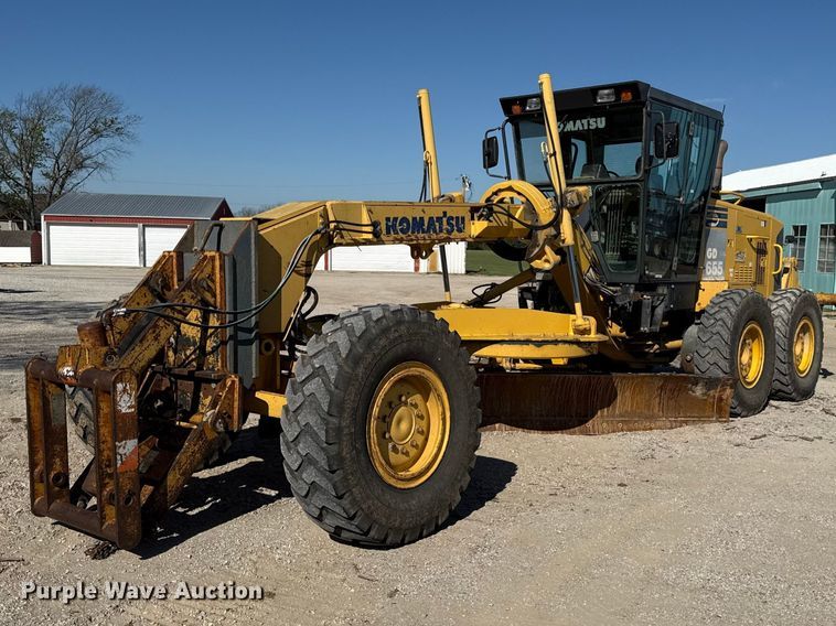 2008 Komatsu GD655-3EO motor grader - EV7695