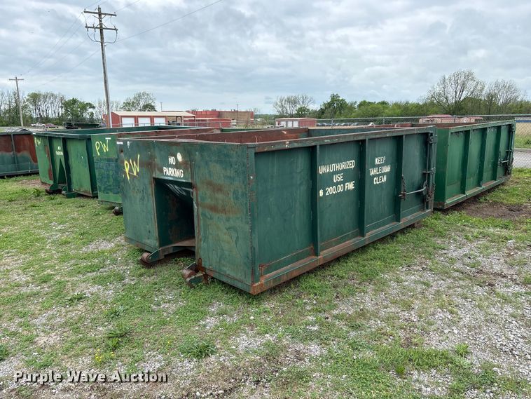 (2) dumpsters - EW1514