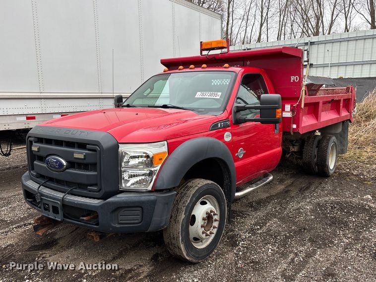 2013 Ford F550 Super Duty dump truck - YA2631