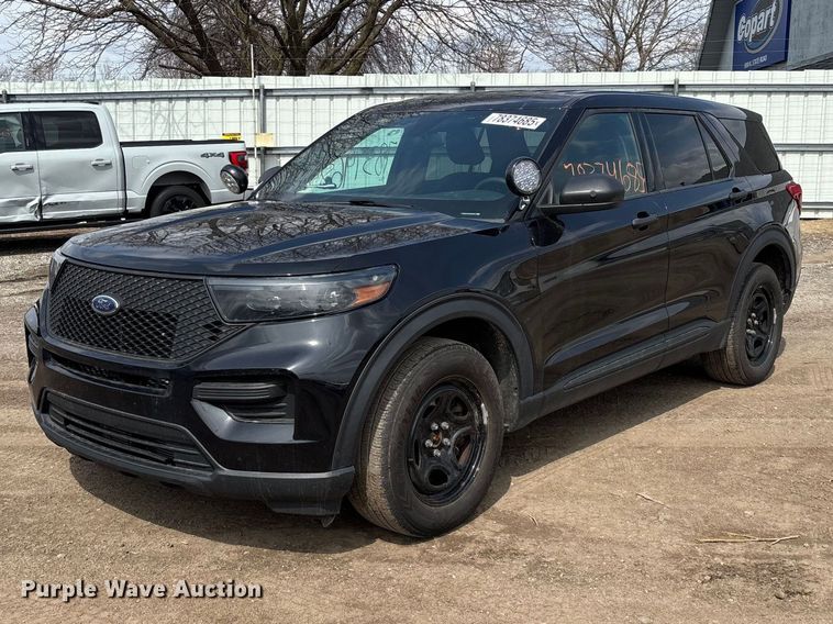2021 Ford Explorer Police Interceptor Hybrid SUV - YA2632