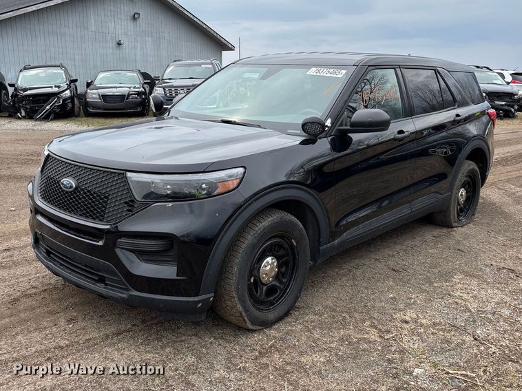2021 Ford Explorer Police Interceptor Hybrid SUV - YA2633