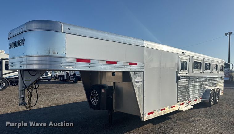 2025 Exiss Sooner Trailer Mfg. Sooner Select 7026 livestock trailer - EG1716