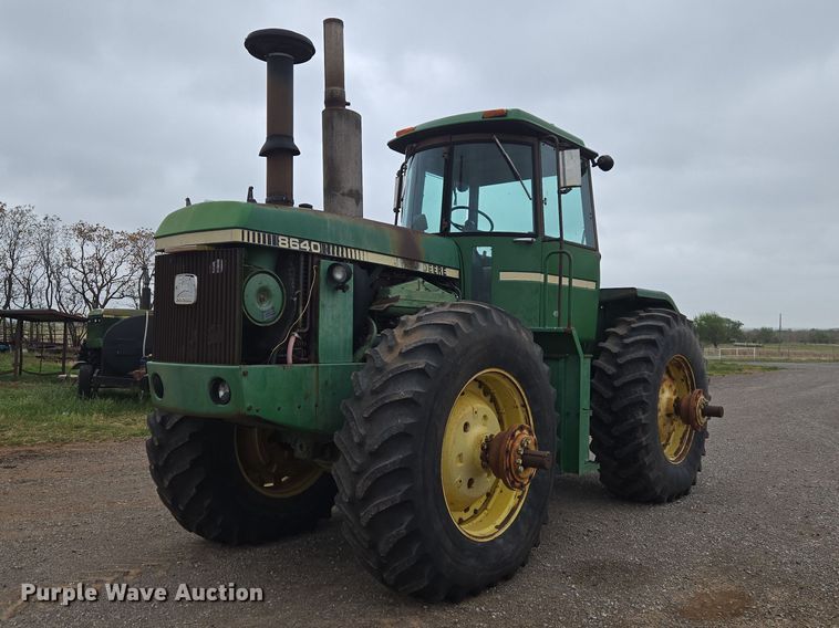 1982 John Deere 8640 4WD tractor - ER1089