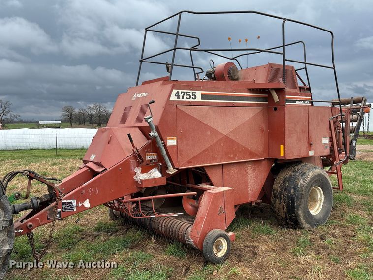 1996 Hesston 4755 large square baler - FB3346