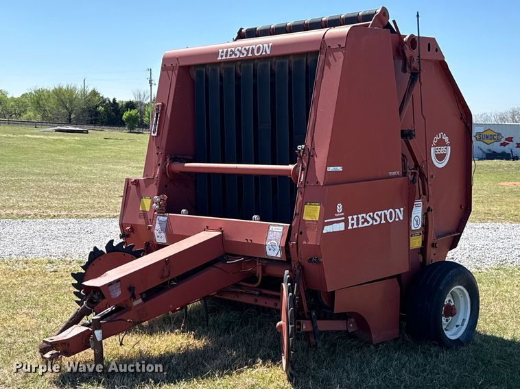 Hesston R585 round baler - NK9158