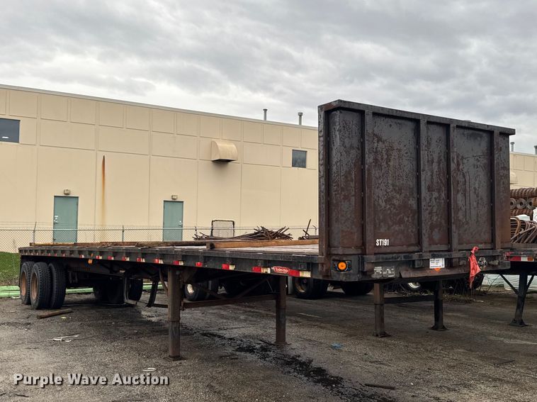 1991 Trailmobile F71T-7UAI flatbed trailer - EF2456
