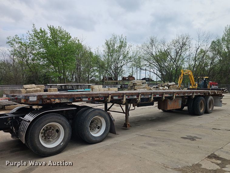 1980 Lufkin THT-60 ST flatbed trailer - EO7239